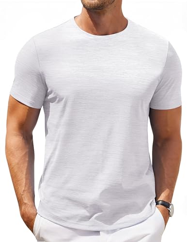 T-shirt pour homme COOFANDY lot de 2 confection une pièce sans coutures latérales gênantes