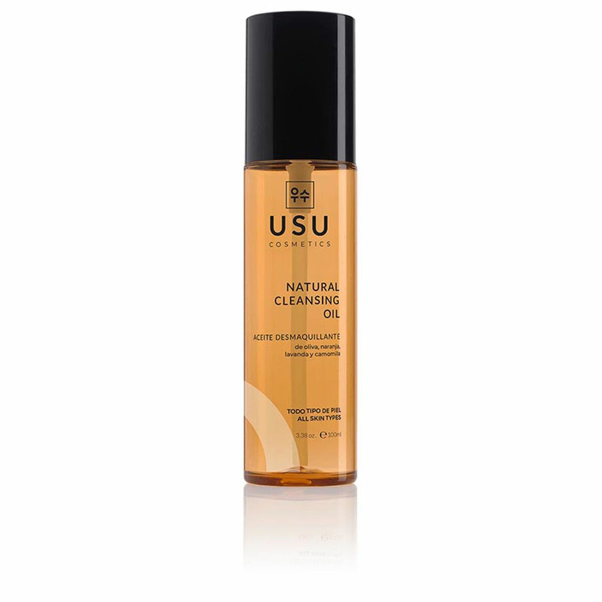 Aceite Desmaquillante Facial - 100 ml - Ayuda a Desmaquillar la Piel - Antioxidante y Calmante - Formulado con Aceites Esenciales - Apto para Todo Tipo de Pieles - USU Cosmetics