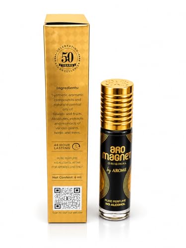 Arome Aro Magnet Attar Perfume For Men Women I Non Alcoholic I Travel Size Perfume Roll-On I Pocket Friendly Attar I Fresh Fragrance I Roll-On Perfume for Gifting - view 5