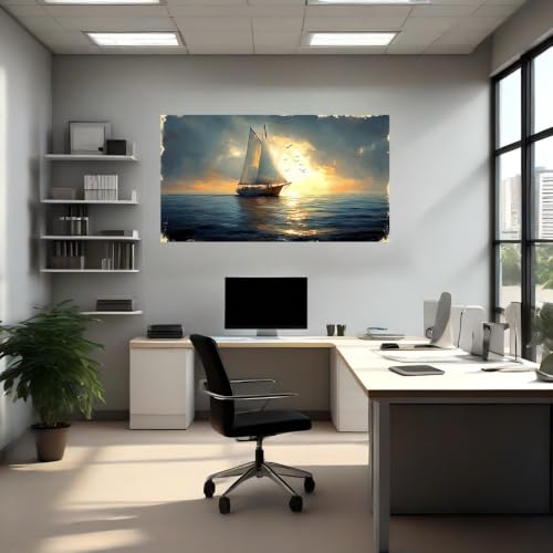 Vinilo pared velero autoadhesivo para transformar el dormitorio en un oasis 4