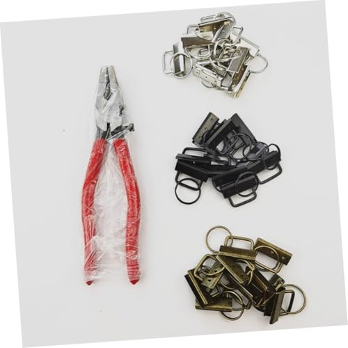 Kit porte-clés en fer ORFOFE avec pinces à queue 32mm pour DIY et bricolage - 4