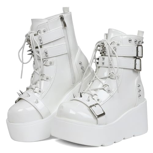 Celbreez Goth Ankle Platform Boots