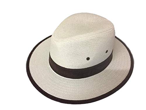 Cissbury Fedora - Gorro ligero para hombre Marfil blanco crema 58