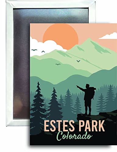 R and R Imports Estes Park Colorado Refrigerator Magnet 2.5'X3.5' Approximately Hike Destination