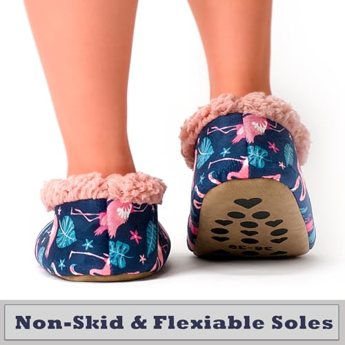 Cozylook Cute Slippers for Women Indoor, Fuzzy Slipper Socks with Grips, Winter Warm House Shoes, Cozy Christmas Gifts for Women Wife Mom Grandma Her Girlfriend3
