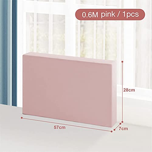 Barandilla de seguridad para cama con anclaje universal protector lateral rosa de 60 cm 4