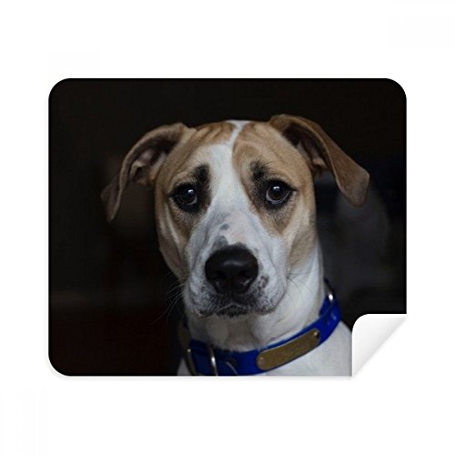 Dog Pet Animal Dark Picture Cleaning Cloth Screen Cleaner 2pcs Suede Fabric