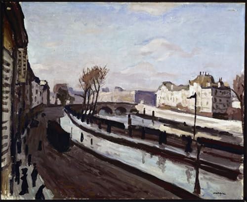 Wall art peintures Paris moderne Albert Marquet impression 60x90cm