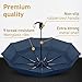 Windproof Travel Umbrellas for Rain - Lightweight, Strong, Compact with & Easy Auto Open/Close Button for Single Hand Use - Double Vented Canopy for Men & Women
