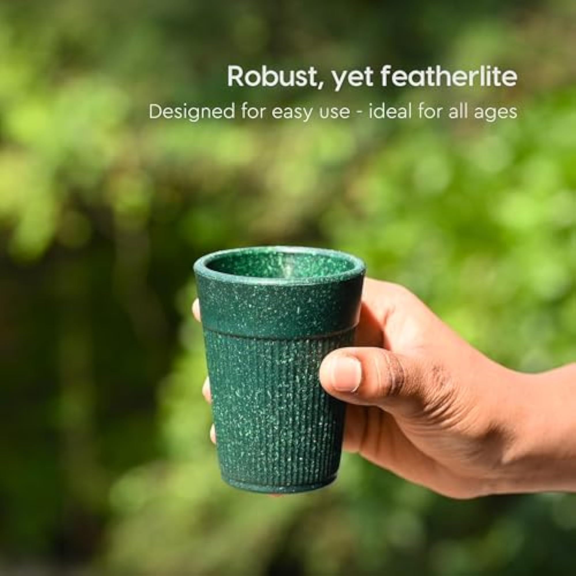 Earth-Friendly Statement Chai Cup Set of 4