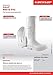 Dunlop Protective Footwear,Plain Toe White Safety Lock, 100% Waterproof PVC, Lightweight and Durable Protective Footwear, Slip-Resistant, 8101100.06, Size 8 US