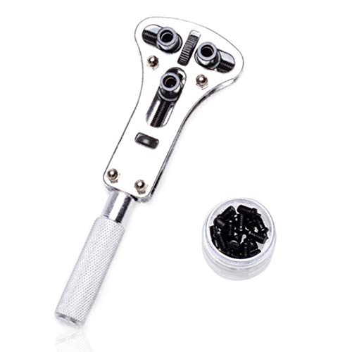 L-DiscountStore Kit d'outils de réparation de Montre avec Ouverture arrière Clé à molette pour Montre Changement de Batterie