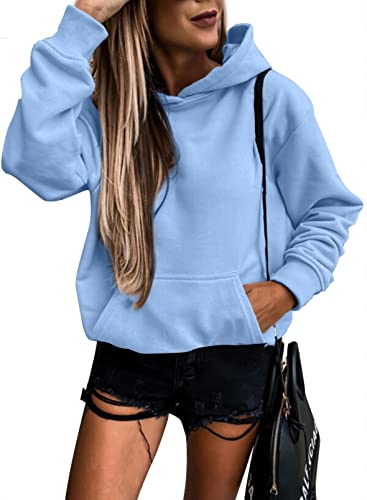 Modasua Damen Kapuzenpullover Hoodies Oversize Pullover Sweatshirt Freizeit...