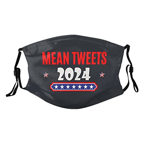 Mean Tweets 2024 Mask Protect Respiratory System Breathe with Peace of Mind Black