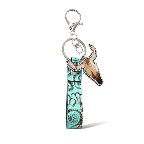 Porte-clés western Wrangler Leopard original comme accessoires de voiture