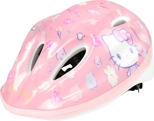 Casque de vélo Tataway Hello Kitty Easy Taille M 52-56 cm pour Filles - Casque pour Fille avec Roue réglable et Ventilation