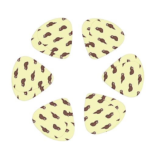 Sleep Sloth Lot de 12 médiators tendance et durables dans une boîte pour ukulélé guitare électrique basse - Les Beatles, Paul McCartney, John Lennon, RIngo Starr, George Harrison Sleep Sloth Lot de 12 médiators tendance et durables dans une boîte pour ukulélé guitare électrique basse – Image 3