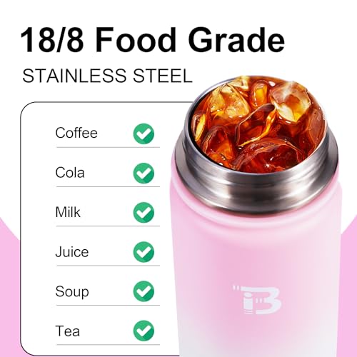 Image of TOPBADE 32oz Insulated Water Bottle with Straw Lid & Spout Lid & Paracord Handle, Stainless Steel Water Bottle Wide Mouth, Double Wall for Women Men Gym Fitness Outdoor