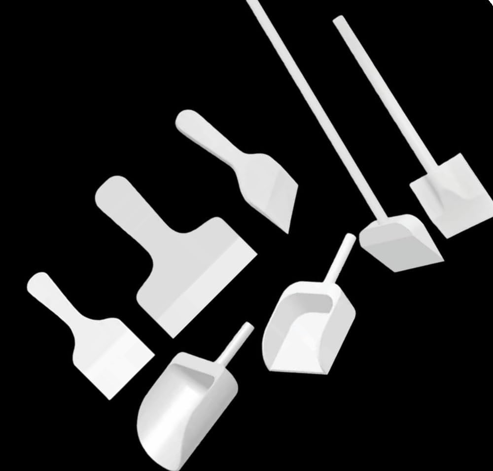 Pala raschietto in PTFE PEFT ad alta purezza for uso industriale e di laboratorio - 1 pcs(Scrapers 60x120mm)