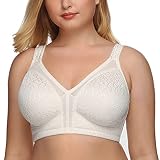 DotVol Damen BH Vollschalen Minimizer bügellos große Größen(95C, Weiß)