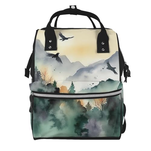 Sac à dos à langer chic pour les promenades en famille et l'allaitement