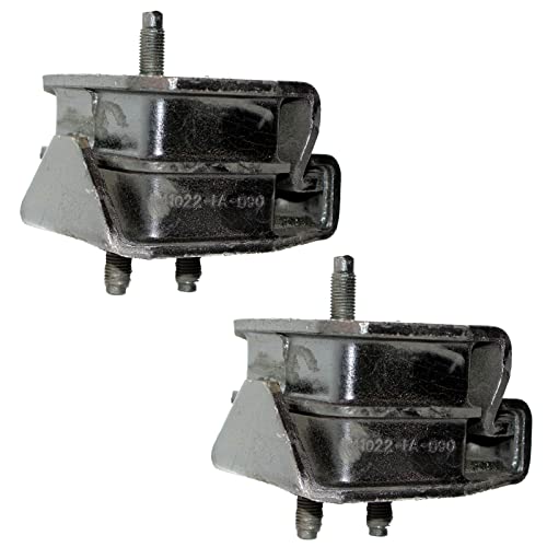 TRQ Left and Right Engine Mount Set Drivers Side Compatible with 2004-2006 Subaru Baja 1998-2008 Forester 1995-2013 Impreza 2015-2018 WRX STI