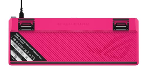 Image of ASUS ROG Falchion Ace HFX Hall Effect Wired Gaming Keyboard - 65% TKL, Dual USB-C, Magnetic Switch, Rapid Trigger, Speed Tap, 8K Hz Polling, Touch Panel, Protective Cover, PBT Keycaps - ZywOo Edition