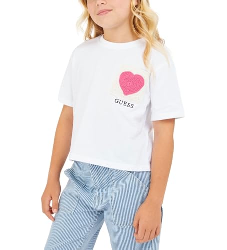 GUESS Girls' Eco Short Sleeve Midi T-Shirt