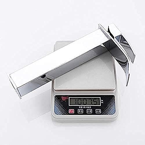 Robinet de salle de bain manche cascade mitigeur acier inoxydable évier