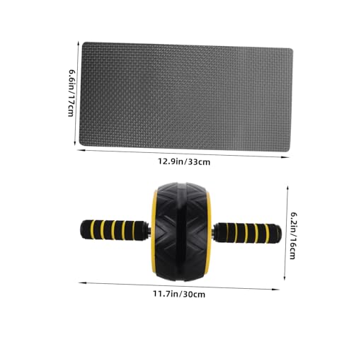 Mipcase Rueda Abdominal de Ejercicio con Rodilleras para Entrenamiento de Core 2
