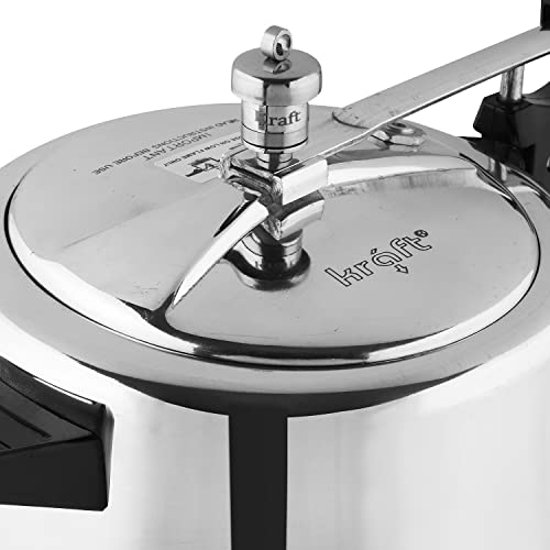 Vinod 2-Liter Aluminum Inner Lid Pressure Cooker, Small, Silver #TOP3