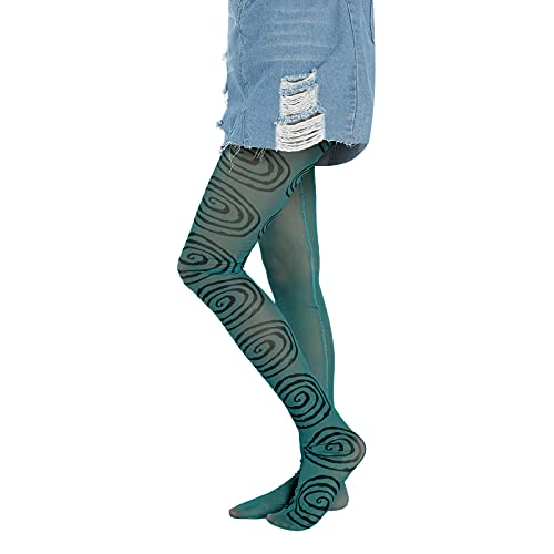 Women's Y2k Summer Autumn Long Stockings Girls Creative Pattern Print Tights Going Out Body Stockings Streetwear3