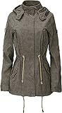 Frauenjacke Frieda & Freddies New York Damen Jacke Parka, Farbe: Olivgruen, Größe: 42