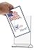 5.5 x 8.5 Acrylic Sign Holder for Tabletops, Top Insert, T-Style - Clear 19068