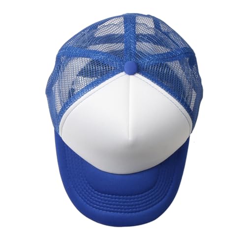 Image of TZ Promise Men Women Foam Trucker Hat Mesh Cap Solid Colors Lightweight with Adjustable Snapback Collection