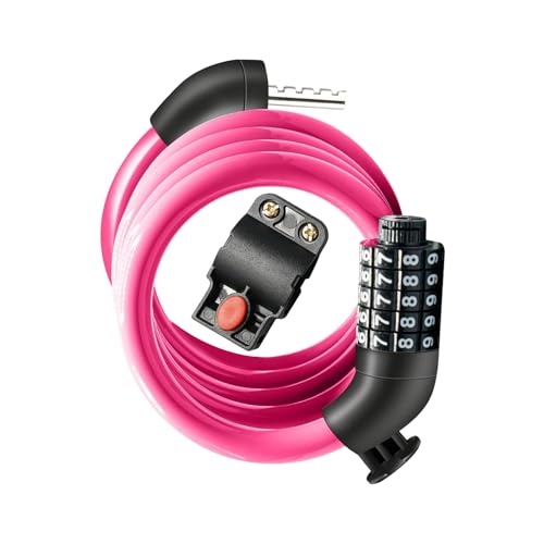 Bloqueo de cable - dígitos Scooter Cable Cerradura,Ladrón Incrackable Robo Seguridad Ciclismo Scooters Viajes al aire libre Camping Escuela Excursiones de montaña
