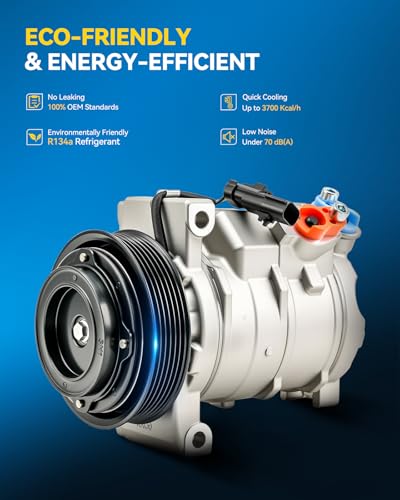 Image of PHILTOP NEW AC Compressor w /Clutch for Journey 2009-2020 2.4L