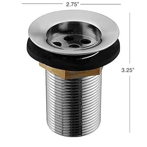 SBD Stainless Steel Waste Coupling for Wash Basin, Drain Outlet with Chrome Finished (Colour May Vary) SBD Stainless Steel Waste Coupling for Wash Basin, Drain Outlet with Chrome Finished (Colour May Vary)