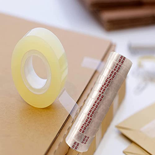 various Celo Klebeband, transparent, extra stark, 12 Rollen, 18 mm x 35 m, für den allgemeinen Gebrauch für Schule, Zuhause und Büro