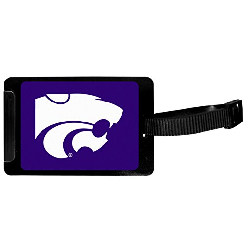 Siskiyou NCAA Kansas State Wildcats Luggage Tag Black, 3.25