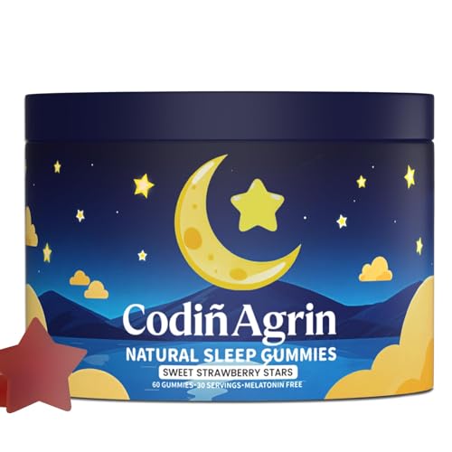 CodinAgrin Natural Sleep Gummies for Adults - Non-Habit Forming Sleep