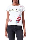 boxy fit short sleeves Love Moschino Damen Boxy Fit Short Sleeves With \