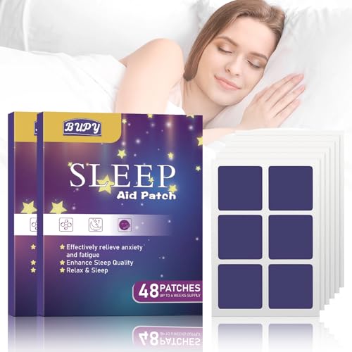Recopilación de Ayuda para dormir los mejores 5. 45 96 Parches para Dormir,Naturales, Aliviar la Fatiga Física y la Ansiedad, Parches de Acción Rápida para,Ayudar a Dormir Para Hombres y Mujeres (96 nidades)