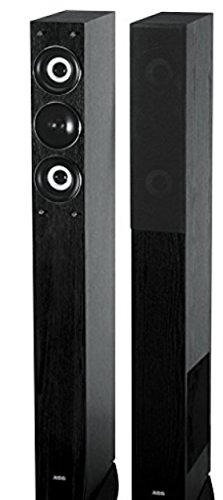 Aeg lb 4710 3-Way Bass Reflex Speaker Boxes 500 Watt PMPO Amplifier Speaker Cable, Pair) Black