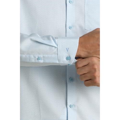 Image of Van Heusen Men's Cotton Slim Fit Durapress Superior Textured Shirt