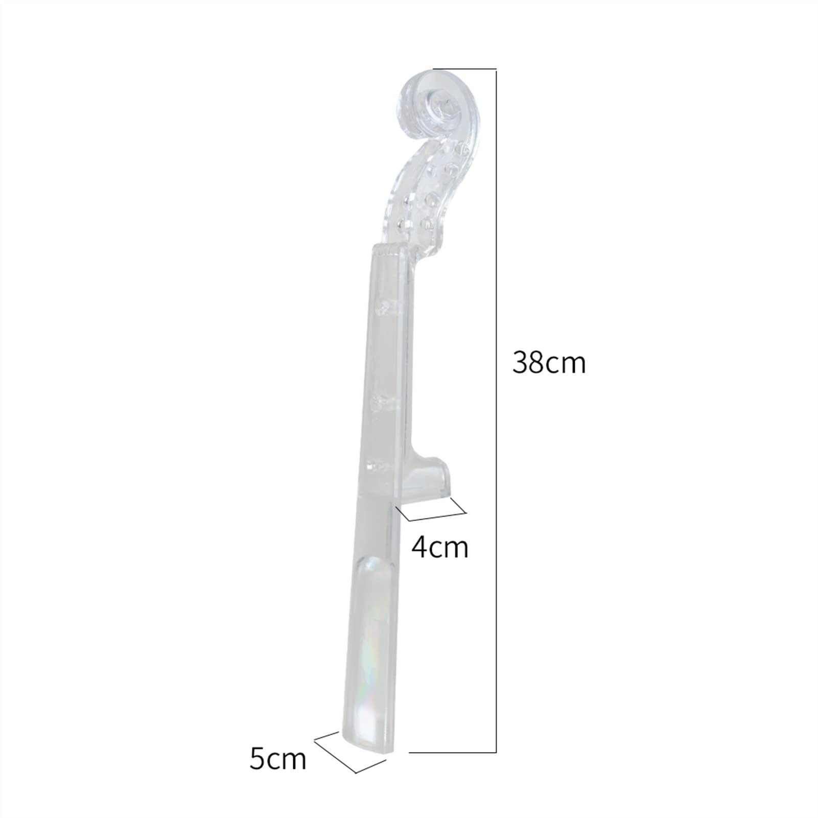 Partes violín Piezas De Violín Transparentes Accesorios Conjunto 4/4 Violin Shoulder Restaure/Chin Restaure/Tape Pieza/Cuello De Violín (Color : Violin Set)