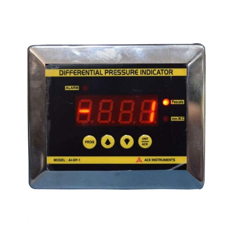 Indicador de presión diferencial digital Ace junto con el certificado de calibración Modelo: Al-DP1 LED (RS 485)