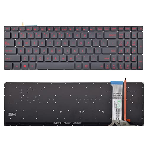 Clavier de remplacement Asus ROG GL752V G771 ZX50 rétroéclairé US pour ordinateur