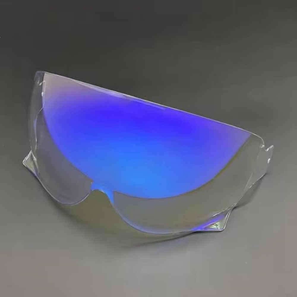 ZJHFDC Motorcycle Helmet Visor for SHOEI JO EX-Zero CJ-3, Windproof Anti Scratch Helmet Visor Replacement Motorcycle Accessories,normal-Erevoclearblue