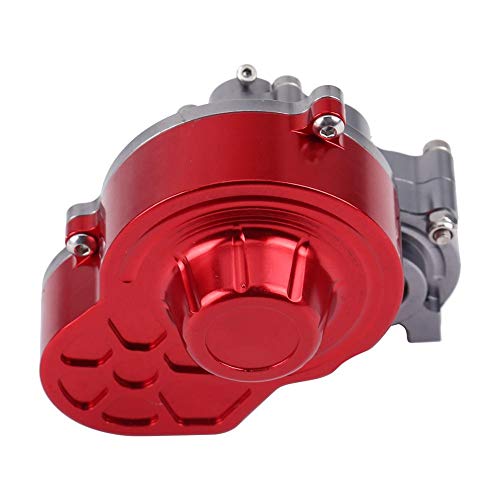 Dilwe RC Auto-Getriebe, mit Motorsitz und Schrauben usw, Metall RC Center Gear Box für AX10 SCX10 1/10 RC Crawler Car Bearing Parts Upgrade Zubehör